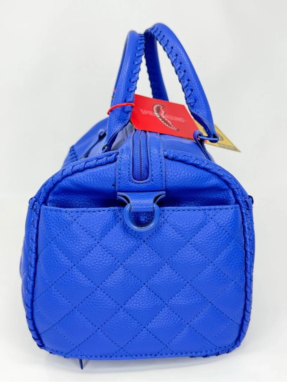 Sprayground Limited Edition Blue Quilted Mini Duffle Bag Crossbody NWT